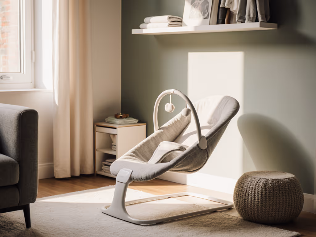 Low-Strain Postpartum Bouncer: Space-Saving & Easy Clean