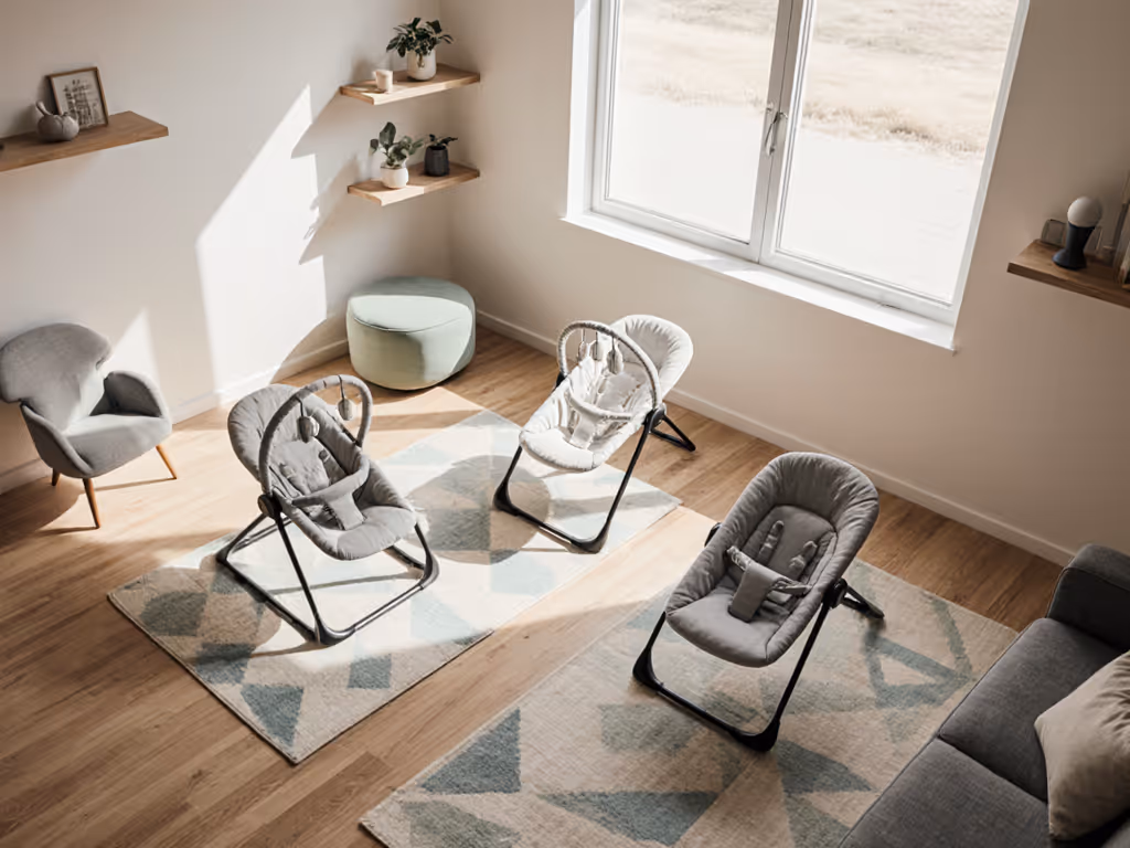 BabyBjörn vs Stokke vs UPPAbaby: Space-Smart Bouncer Faceoff